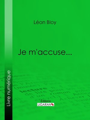 cover image of Je m'accuse...